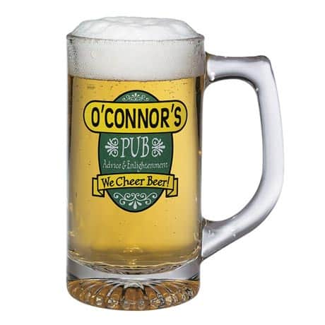 Personalized "Your Name" We Cheer Beer Mugs
