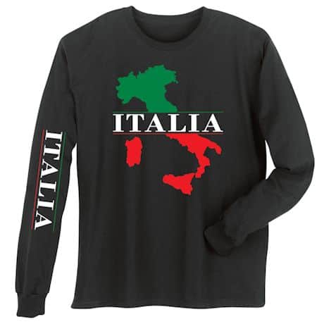 Wear Your Italia (Italian) Heritage T-Shirt or Sweatshirt