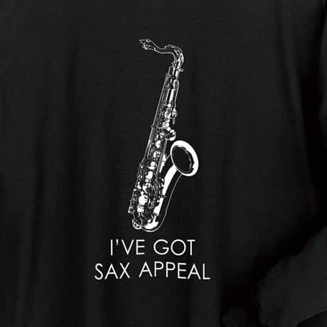 Sax Appeal Saxophone Long Sleeve Shirt