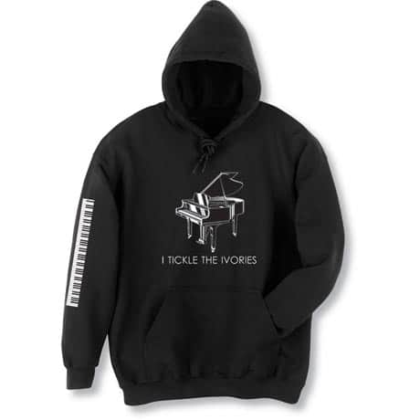 Piano Hoodie I Tickle the Ivories