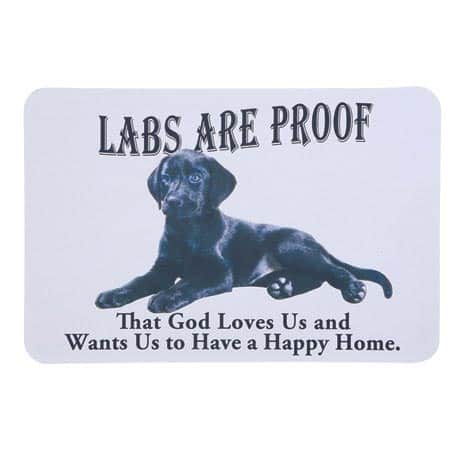 Dog Breed Doormat - Black Lab