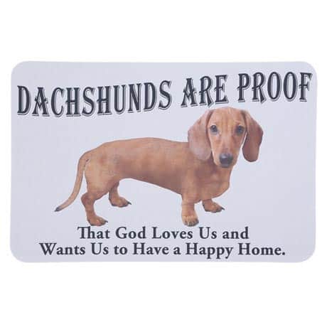 Dog Breed Doormat - Dachshund