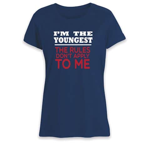 I&#39;m The Youngest Navy T-Shirt or Sweatshirt
