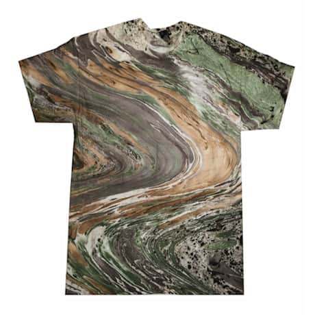 Marble Tie Dye T-shirt - Camo