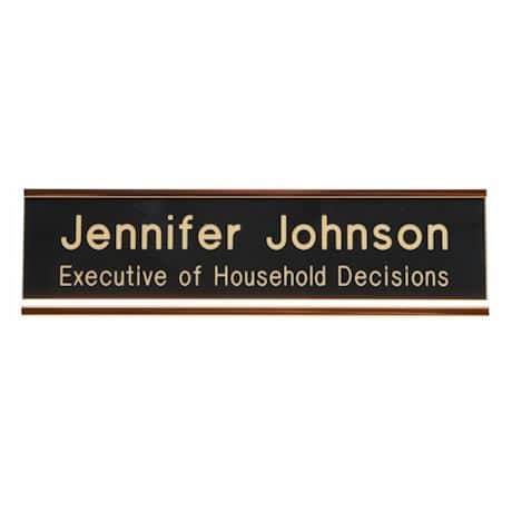 Personalized Desk Sign - Executive Of Household Decisions