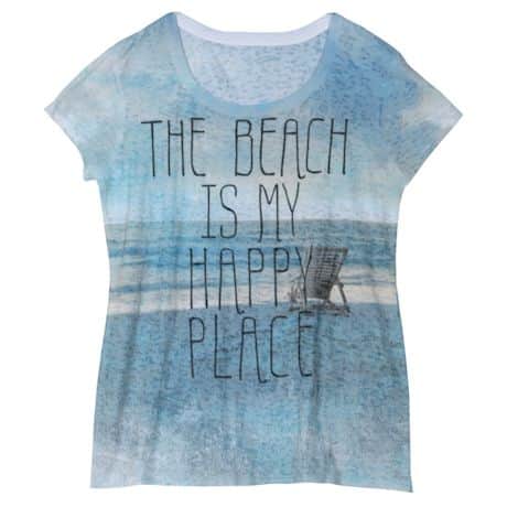 The Beach Is My Happy Place Women's Top