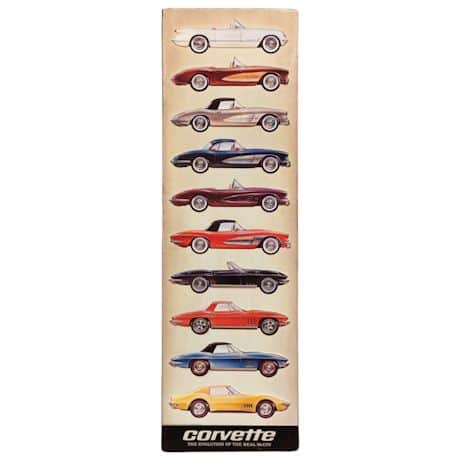 Corvette Evolution Tin Sign