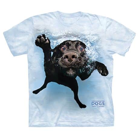 Underwater Dogs T-shirts - Black Lab