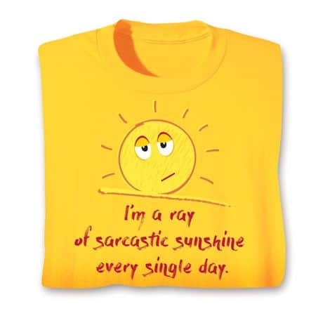 Sarcastic Sunshine Shirts
