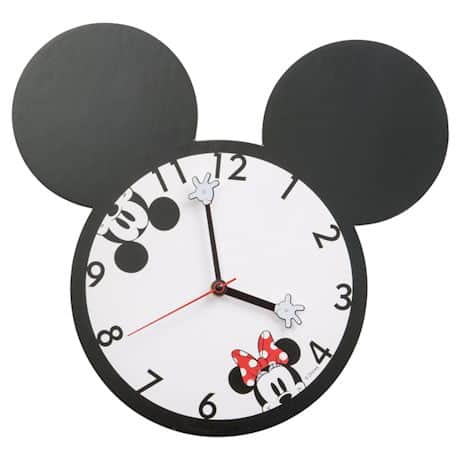 Mickey & Minnie Shaped Deco Wall Clock