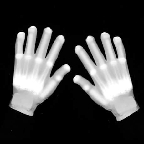 LED Lighted Skeleton Gloves