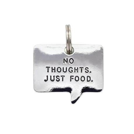 Non-Engraved Pet Thoughts Pet Tags