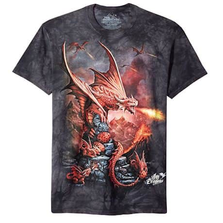 Fire Breathing Red Dragon T-shirt