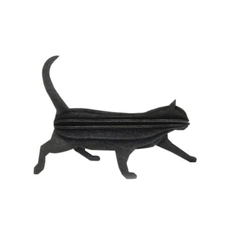 Black Wood Cat Puzzle