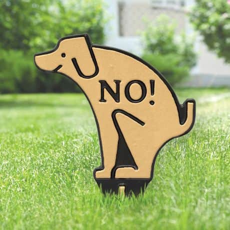 No Poop Dog Sign