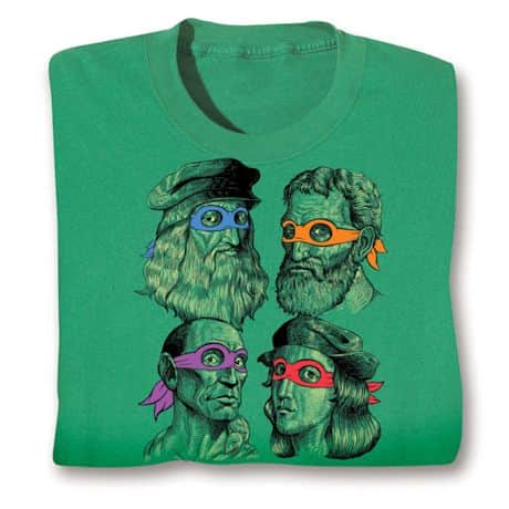 Teenage Muntant Ninja Turtle Artist Shirts