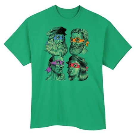 Teenage Muntant Ninja Turtle Artist Shirts