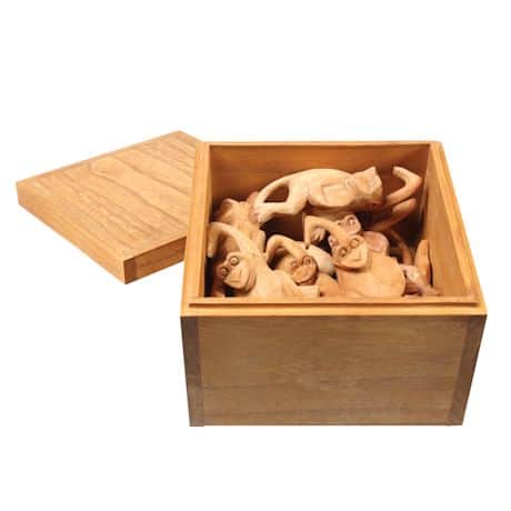 Wood Box-O-Monkeys