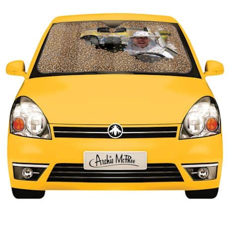 Car Full of Bee Auto Sunshade