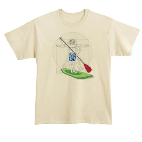 Da Vinci Paddleboarder T-shirt