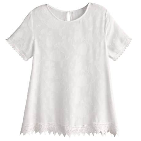 Willa Lace-Trimmed Top