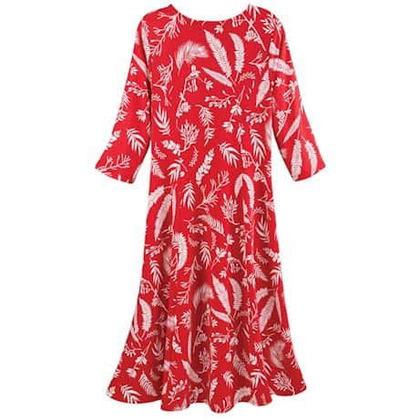 Red Ferns Dress