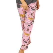 Alternate image Women's Funny PJ Pants - Cat Nap