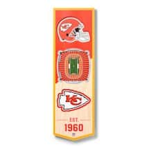 3-D NFL Stadium Banner-Kansas City Chiefs