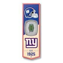 3-D NFL Stadium Banner-New York Giants