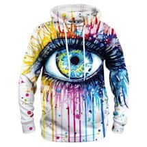 Alternate image Colorful Eye Sweatshirt