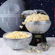 Alternate image Star Wars Rogue One Death Star Hot Air Popcorn Maker and One 2 lb Bag of Empire Dark Side Popcorn