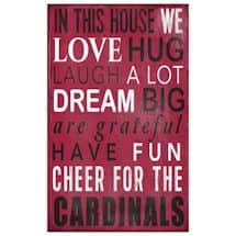 In This House NFL Wall Plaque-Arizona Cardinals