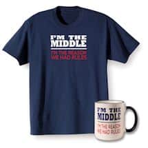 Rules Middle T-shirt and Mug Gift Set