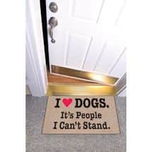 Alternate image High Cotton Front Door Welcome Mats - I Heart Dogs, It's People I Can't Stand