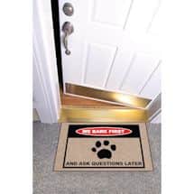 Alternate image High Cotton Front Door Welcome Mats - We Bark First and Ask Questions Later