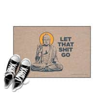 Alternate image High Cotton Front Door Welcome Mats - Let that Sh*t Go Zen Buddha