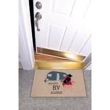 Alternate image High Cotton Front Door Welcome Mats - Never RV Alone Dog