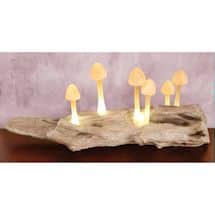 Alternate image Mushrooms on Branch Accent Light - LED Lamp