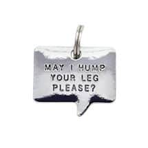 Alternate image Engraved Pet Thoughts Pet Tags
