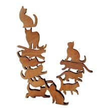 Alternate image Wooden Stack The Animal Game - 12 Dog or Cat Pieces with Storage Bag
