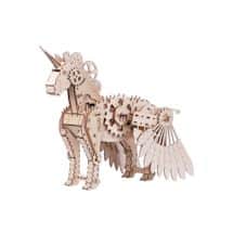Alternate image Mr. Playwood Wooden Mechanical Unicorn Puzzle Model