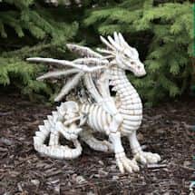 Alternate image Skele-Dragon Garden Sculpture