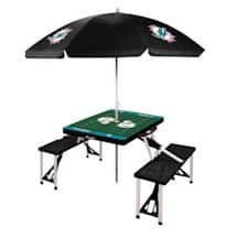 NFL Picnic Table With Umbrella-Miami Dolphins