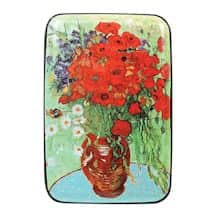 Alternate image Fine Art Identity Protection RFID Wallet - Van Gogh Poppy Vase