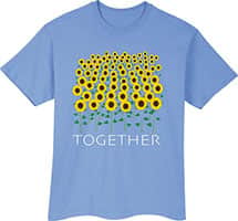 Alternate image Together Sunflower T-Shirt or Sweatshirt