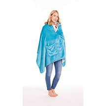 Alternate image Teal Wearable Throw