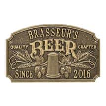 Alternate image Personalized Quality Craft Beer Plaque