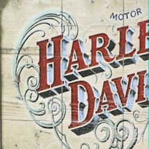 Alternate image Personalized Harley-Davidson&#174; Motorcycle "Admiration Society" Wood Wall Art
