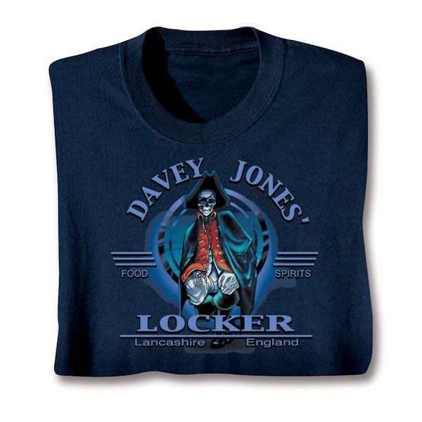 Product image for Davey Jones Locker - Lancashire, England T-Shirt or Sweatshirt 