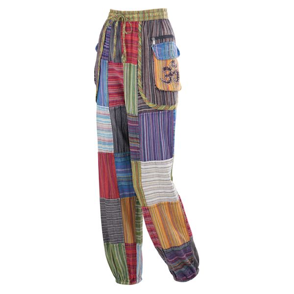 Product image for Peace And Ohm Patchwork Pants